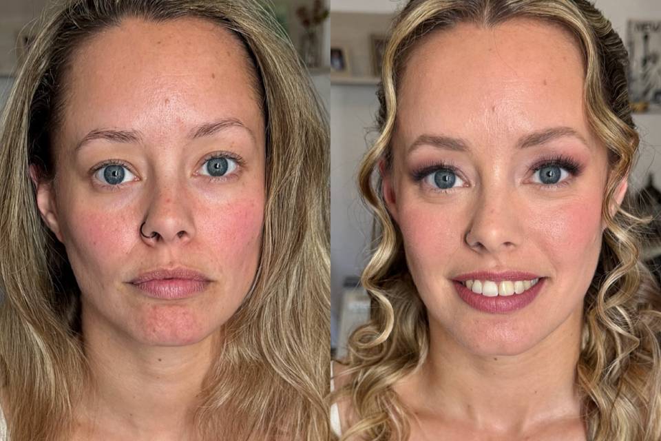 Antes y después novia
