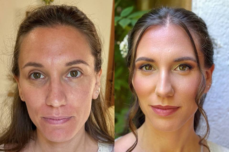Antes y después novia