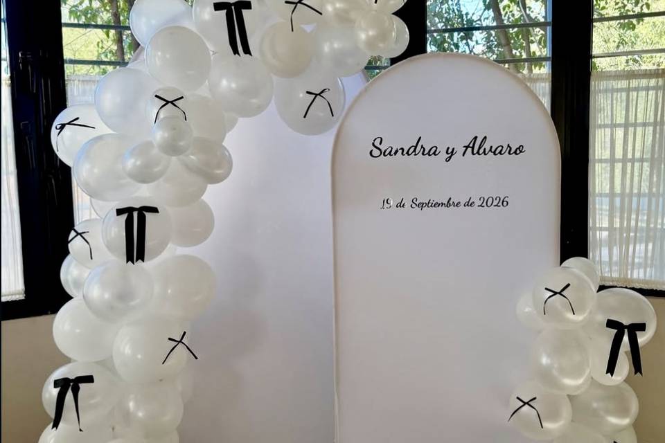 Photocall boda