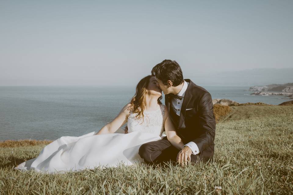 Postboda en Cabo Peñas, Asturias