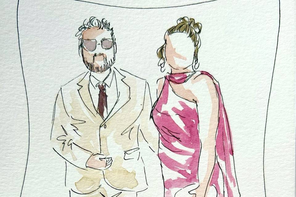 Ilustración de invitados