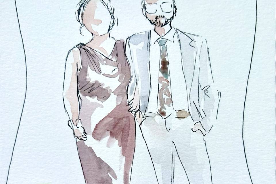Ilustración de invitados