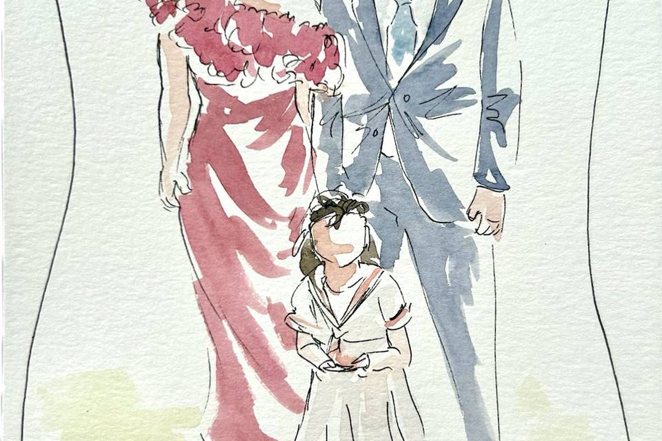 Ilustración de invitados