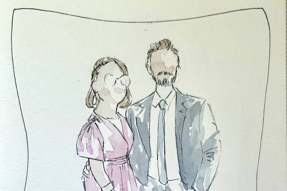 Ilustración de invitados