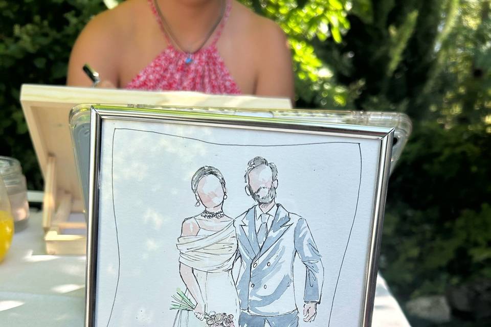 Ilustración de pareja