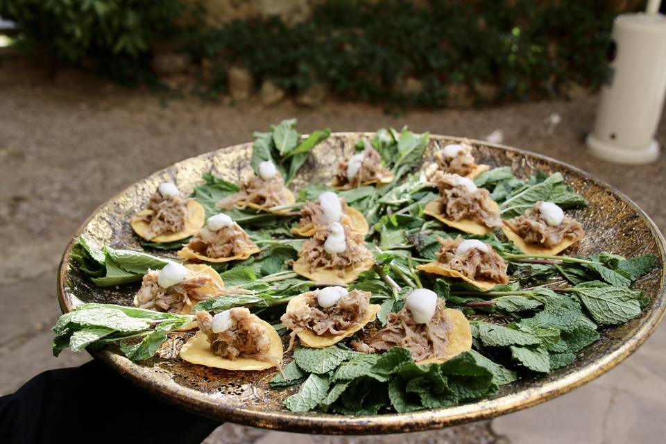 Aperitivo: Taco de cordero