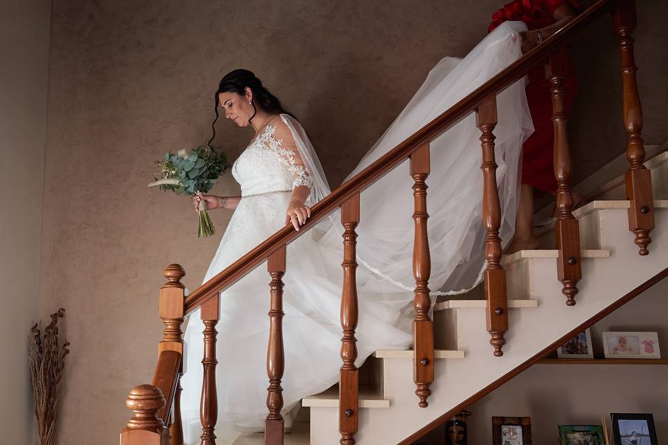 La novia y su vestido