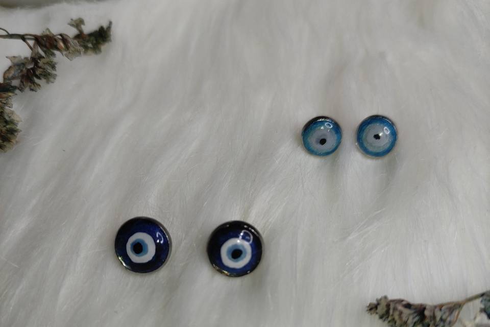 Pendientes ojo turco