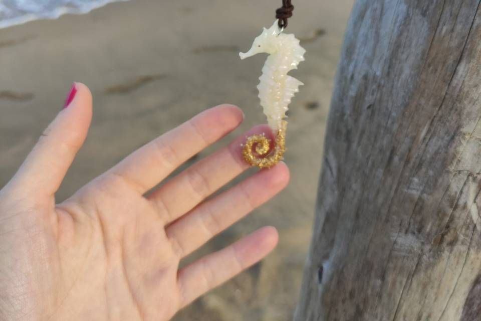 Colgante caballito de mar