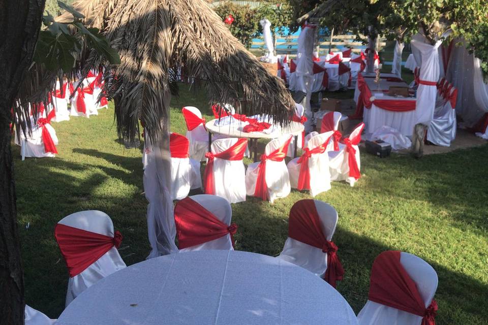 Montaje de boda espectacular