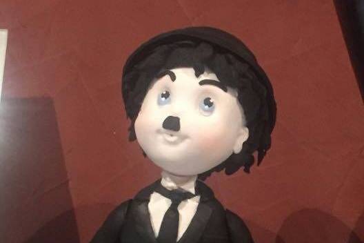 Figura porcelana Chaplin