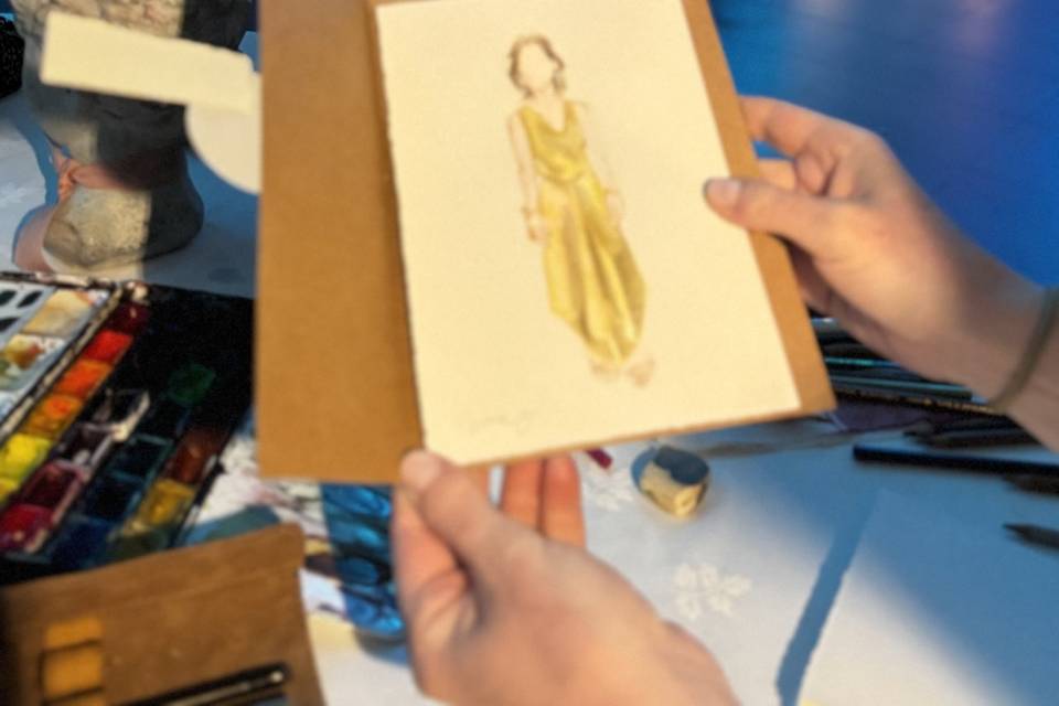 La modelo