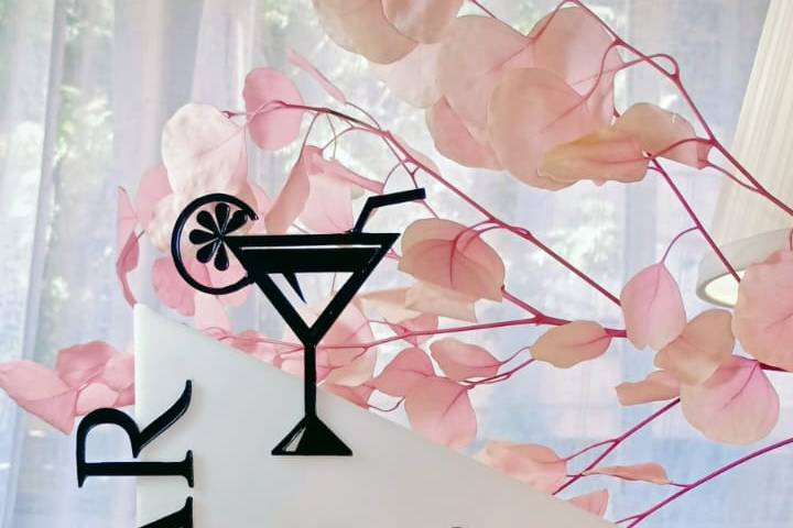 Cartelería: Barra de Bebidas.