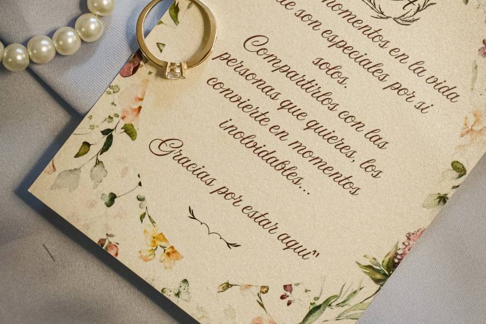 Tarjeta de Agradecimiento.
