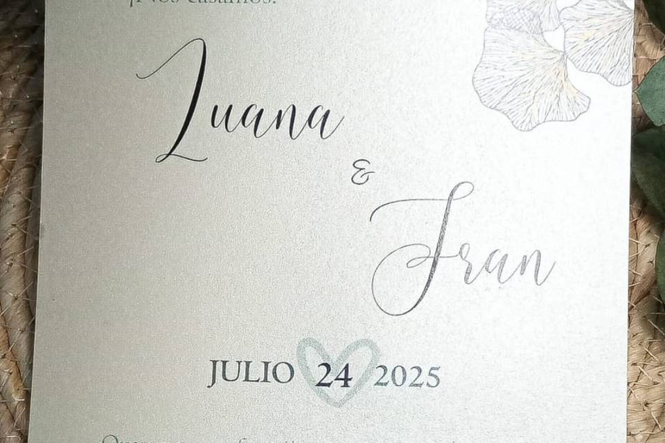 Inv boda botanica