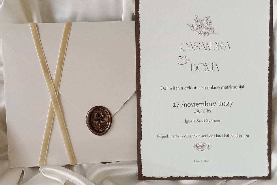 Inv Boda Vintage