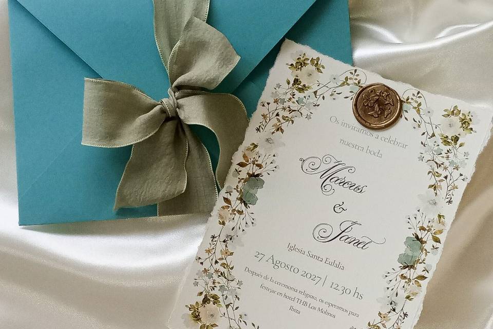Inv y Sobre Boda Regency