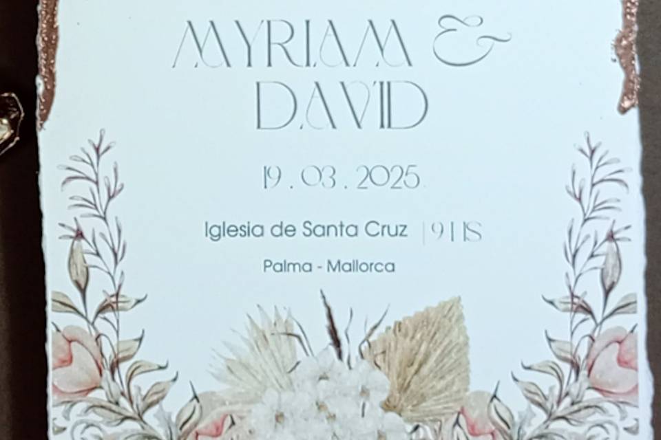 Inv. Boho Chic con embossing