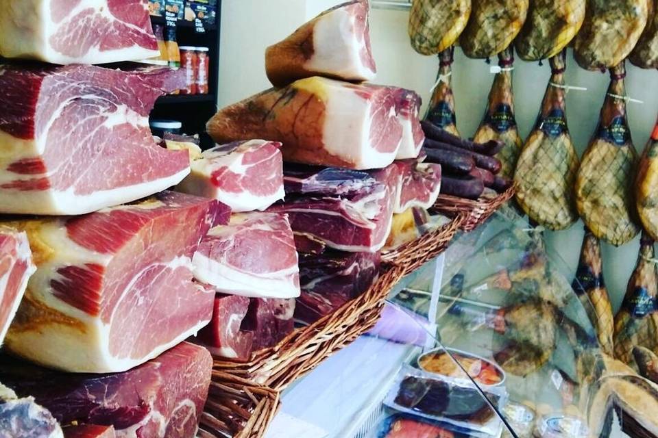 Gran variedad de jamón