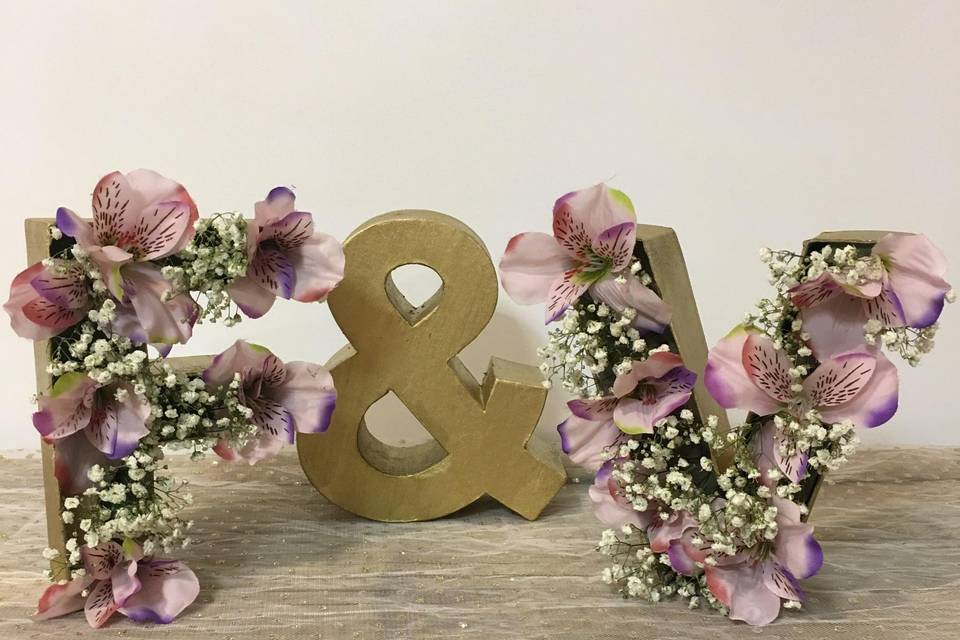 Iniciales de novios