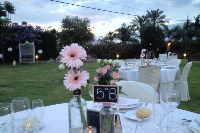 Mesas de invitados