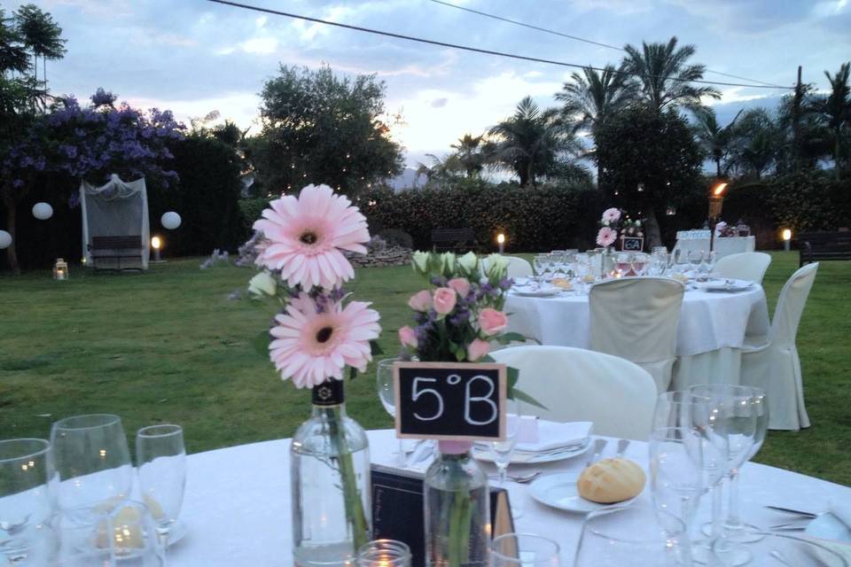 Mesas de invitados