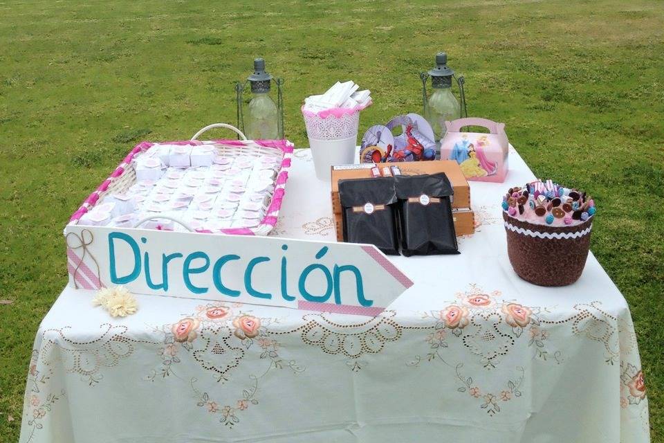 Mesa de regalos
