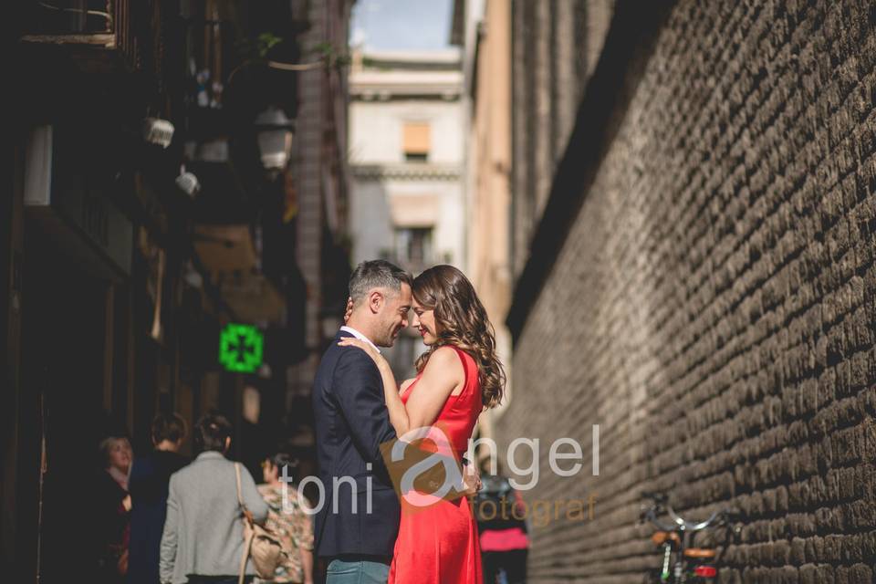 Preboda en barcelona en el gótico