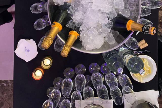 Detalle buffet bebidas