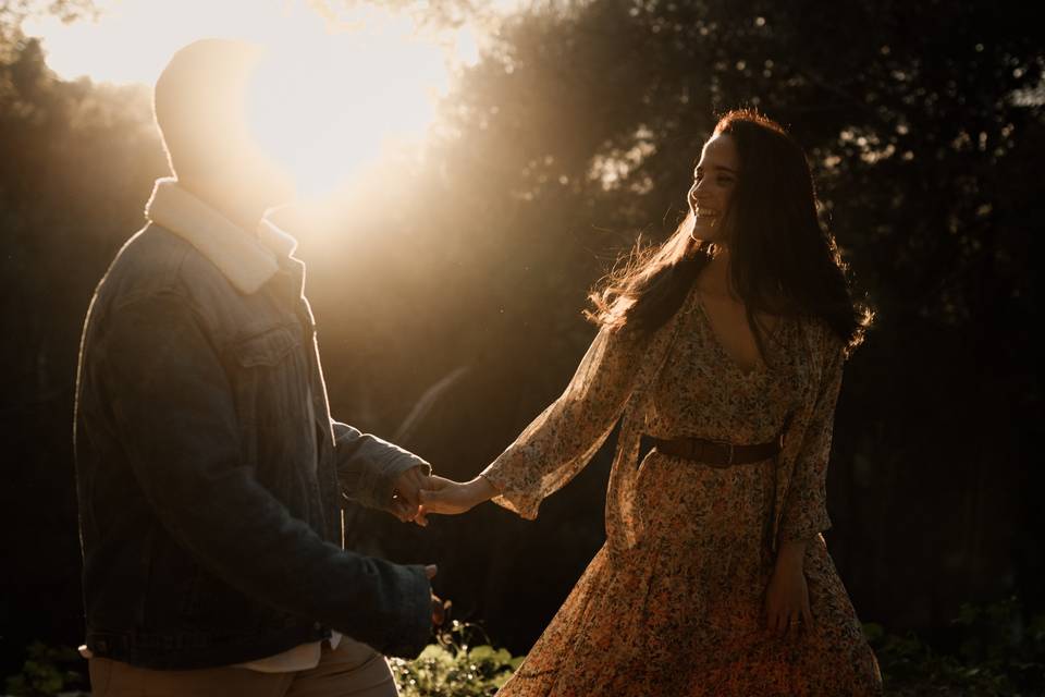 Ada y Pablo en su preboda