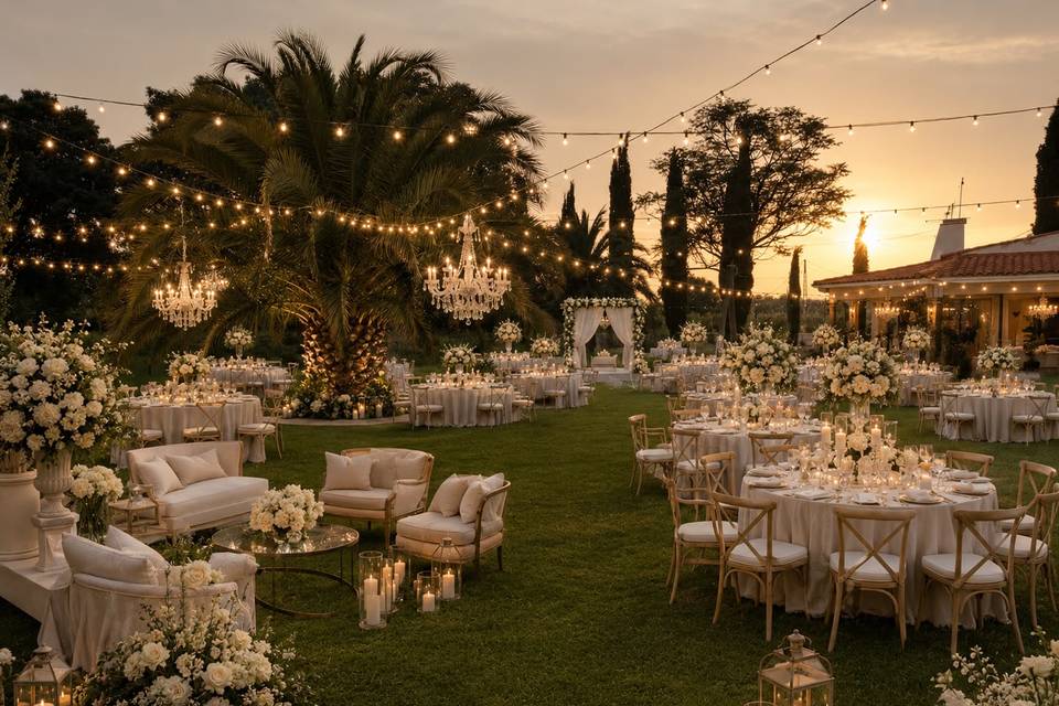 Boda en el jardin