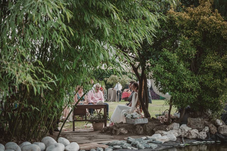 Vista boda civil