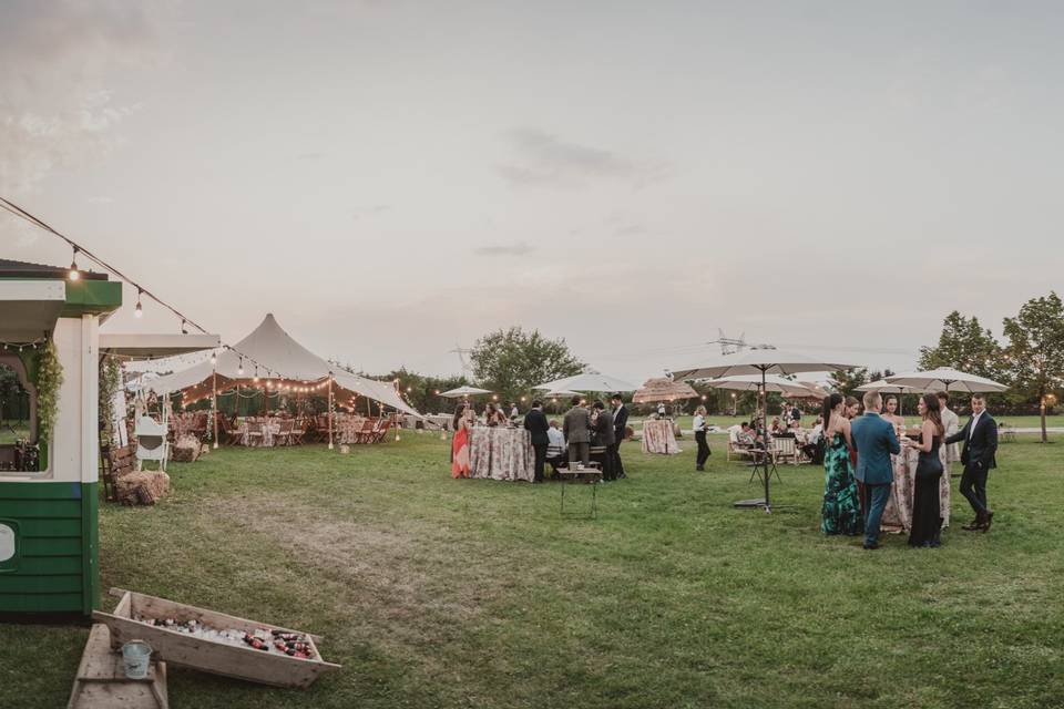 Panorámica zona cocktail