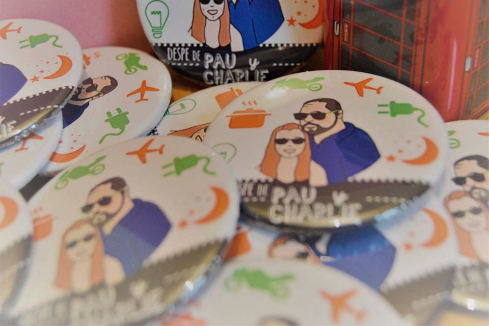 Chapas para bodas