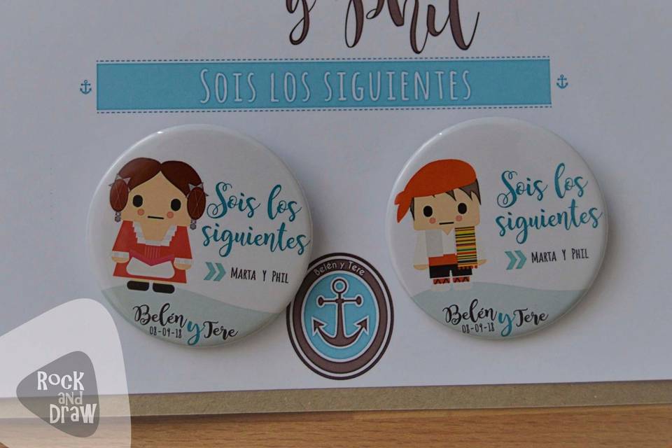 Chapas para bodas