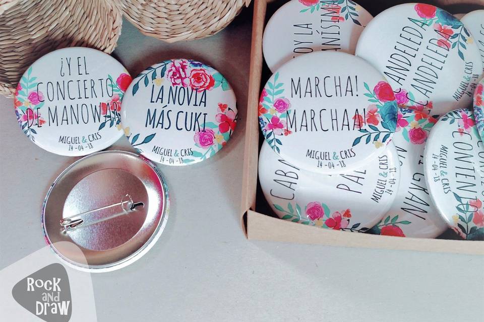 Chapas para bodas