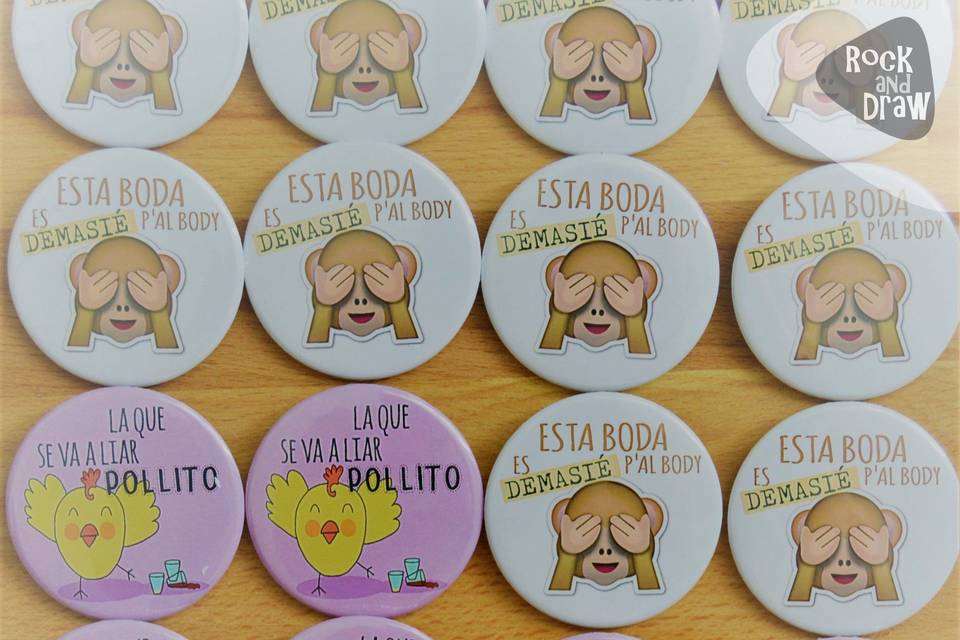 Chapas para bodas