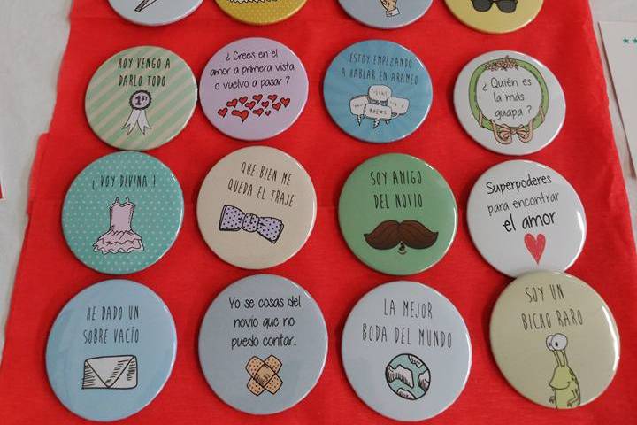 Chapas Boda Personalizadas