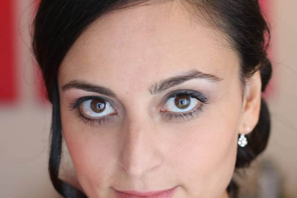 Maquillaje de novia en tonos pastel