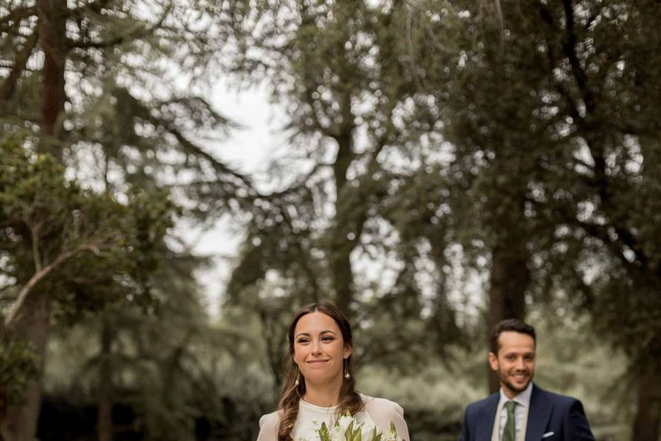 Maquillaje y peinado de novia