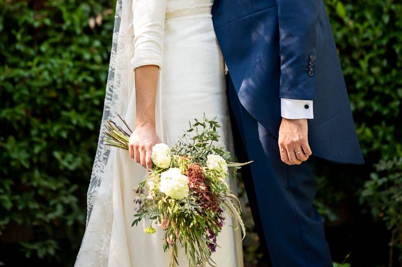 Maquillaje y peinado de novia