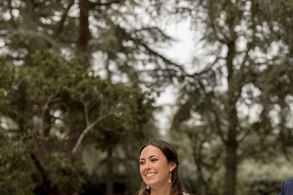 Maquillaje y peinado de novia