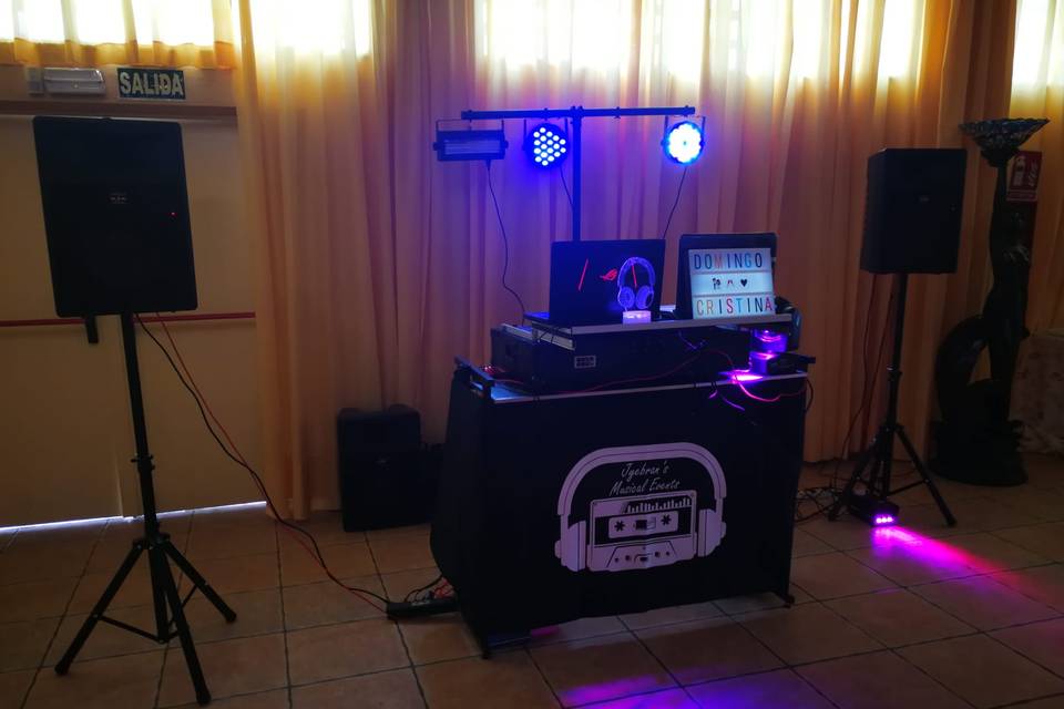 Cabina dj completa