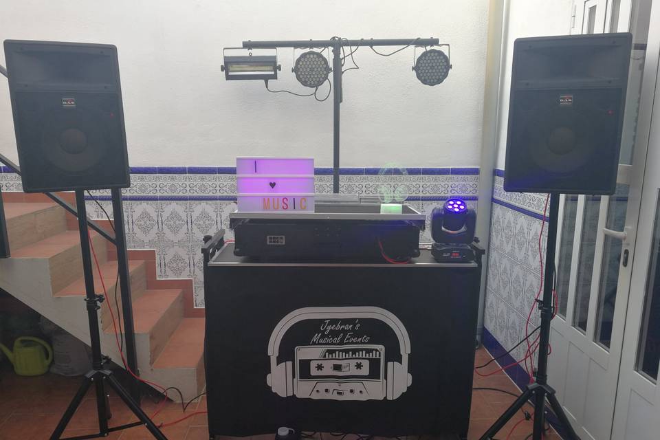 Cabina dj completa