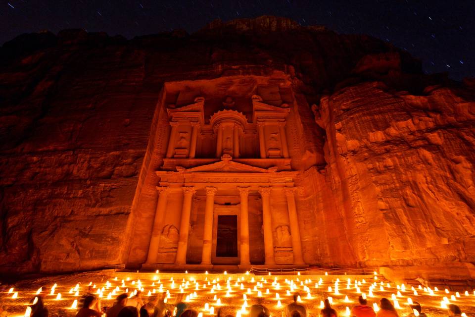 Experiencia nocturna en Petra