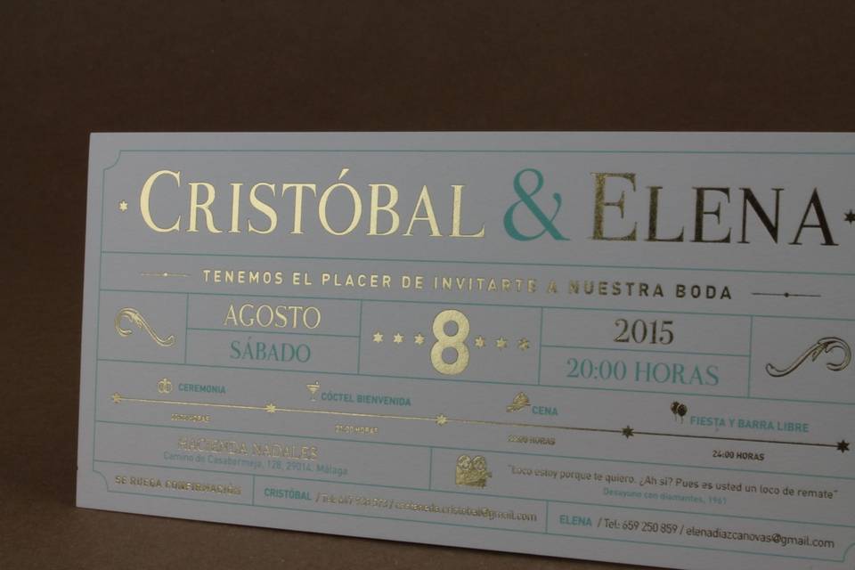 Invitaciones de boda