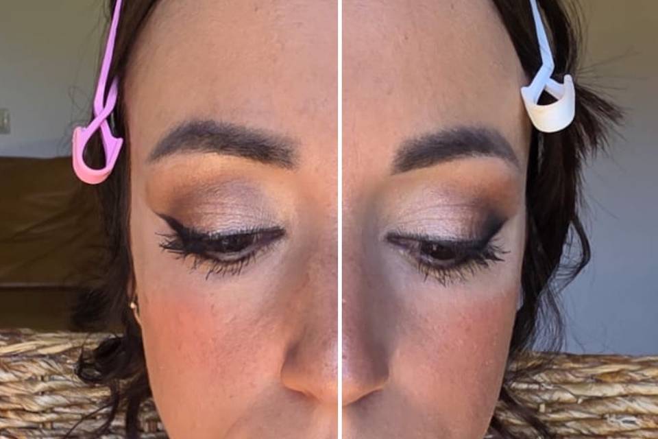 Eyeliner vs.Eyeliner difuminad