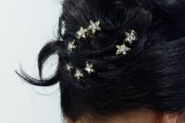 Recogido alto de novia