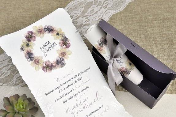 Invitación de boda