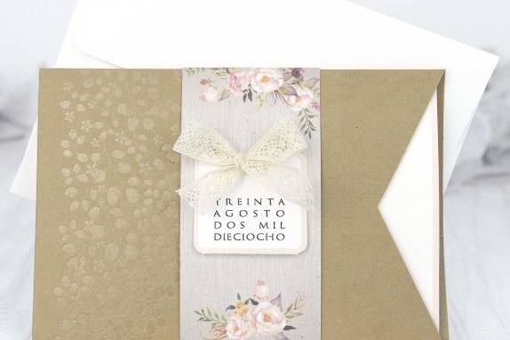 Invitación de boda